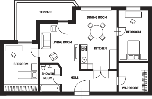 Apartment Plan BB1